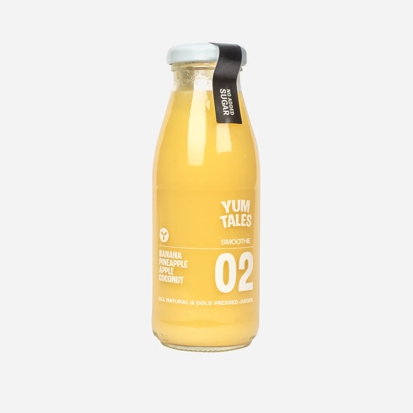 YumTales | Smoothie #02 Banán, ananas, kokos 240ml